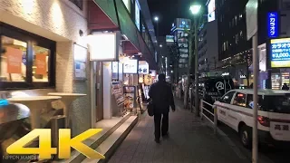 Walking around Yurakucho, Tokyo at night - Long Take【東京・有楽町/夜景】 4K