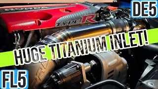 FL5 Type R / DE5 Type S || PRL Titanium Inlet || Unboxing, Install & Sound Clips!