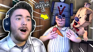 ROD POISONED MIKE!?!? (Ice Scream 3 Gameplay) | Ice Scream 3 Official Trailer Reaction + Analysis