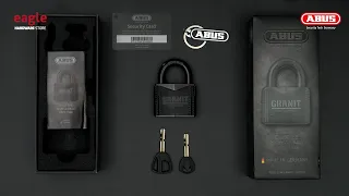 [173] ABUS 37/55 55mm Granit Padlock - Limited Edition (Leather Jacket) (EAGLE)