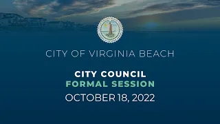 City Council Formal - 10/18/2022