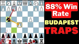 [NEW🔥] A Different Budapest Gambit You Don't See!!!