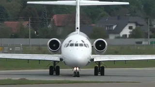 Bulgarian Air Charter MD-82 takeoff at Graz Airport | LZ-LDJ