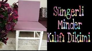 Minder kılıfı nasıl dikilir?  süngerli minder kılıfı yapımı.