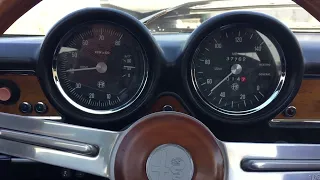 Alfa Romeo 1750 GTV run through the gears