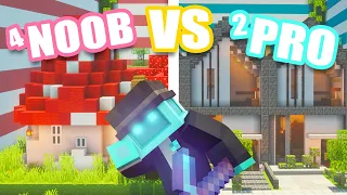 4 VS 2 Build Battle Antara Pro Dan Noobs, Ngebantai Lagi Kah!?