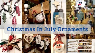 Christmas in July 20+ 🎄Handmade Ornaments 🎅 Dollar Tree DIY