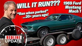 Will it run? "Ran when parked" '69 Ford Mustang Mach 1 uncovered after 20 years in storage