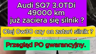 Audi SQ7 3.0TDi i już zaciera się silnik ? Przegląd PO gwarancyjny.  #rommie #rodzinaforte