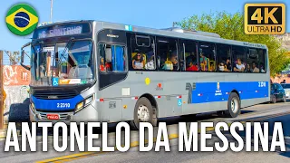 Sao Paulo, Brazil - Buses at Antonelo da Messina Avenue