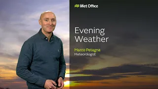 18/02/24 – Rain overnight, but clear for some – Evening Weather Forecast UK – Met Office Weather