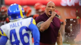 Player and Coach Reactions To The Rock Super Bowl Intro