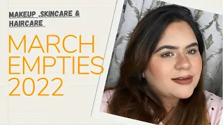 March Empties 2022 || Makeup, skincare & Haircare || Would I repurchase or not ? To buy again or not