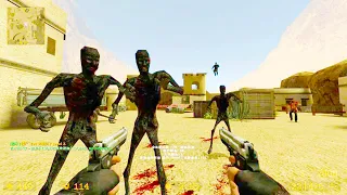 Counter Strike Source - Zombie Mod on cs_desperados map