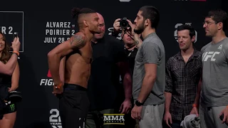 Kajan Johnson Plays Prank on Dana White at UFC Calgary Weigh-Ins  - MMA Fighting