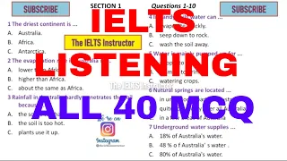 IELTS listening practice test 2022 - MCQ only