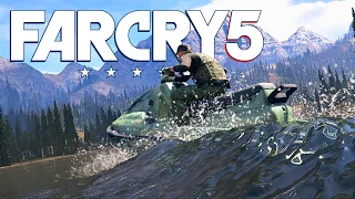 Far Cry 5 Water Physics and Details - Swimming, Jump and More!