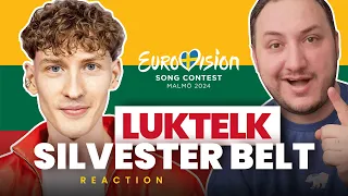 Silvester Belt – Luktelk Reaction! | Eurovision 2024 Lithuania 🇱🇹 | #UnitedByMusic