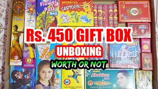 450 Rs Sivakasi Crackers Gift box Unboxing- Worth or NOT? Sivakasi Crackers Unboxing