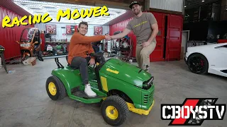 Building a Racing Lawnmower for CboysTV!