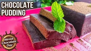 How To Make Chocolate Pudding | Chocolate Pudding Recipe | Eggless, No-Bake Recipes | Chocolate Day