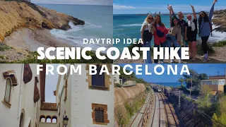 Scenic Coast Trail in Sitges🏝️ by train from Barcelona!