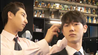 ASMR BARBER💈- Relax With a haircut Scissors in Barbershop l Actor Woo Do-hwan's Hairstyle l asmr