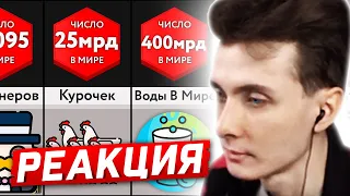 ХЕСУС СМОТРИТ: СКОЛЬКО ВСЕГО _____ В МИРЕ? | МИР СРАВНЕНИЙ | РЕАКЦИЯ