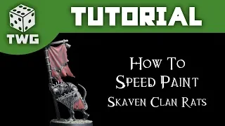 How To Speed Paint Skaven : Warhammer Age Of Sigmar Tutorial