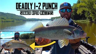DEADLY 1-2 Punch For Summer RIVER Walleyes!