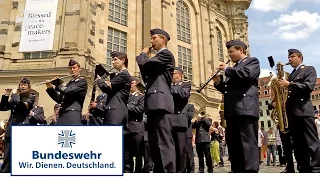 "Klingende Stadt" Dresden: Überraschungskonzert des Luftwaffenmusikkorps' der Bundeswehr