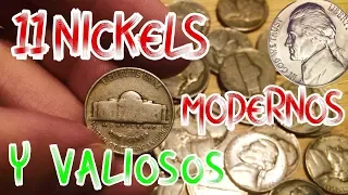 NICKELS MODERNOS QUE VALEN MUCHO DINERO// monedas de 5 centavos valiosas