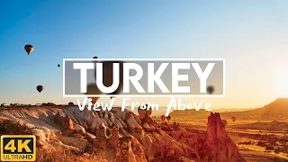 Turkey From Above 4K - Turkey Drone Footage 4K, Cappadocia Hot Air Balloons