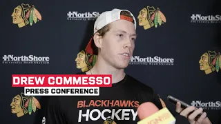 Drew Commesso after Prospect Showcase win | Chicago Blackhawks