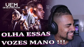 Vem Desestressar - MC PH, Vulgo FK, Veigh (Video Clipe) [OCDM 2] | React