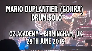 Mario Duplantier- Gojira - Drum Solo - O2 Academy Birmingham - 29th June 2019