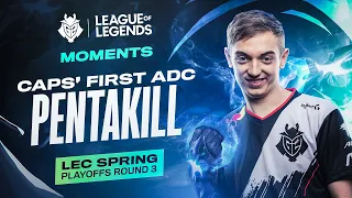 Caps' First ADC Pentakill | LEC Spring 2020 Playoffs G2 vs Origen Moments