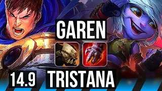 GAREN vs TRISTANA (MID) | Rank 6 Garen, 7/4/13 | JP Grandmaster | 14.9