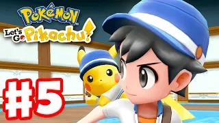 Pokemon Let's Go Pikachu and Eevee - Gameplay Walkthrough Part 5 - S.S. Anne! On a Boat!