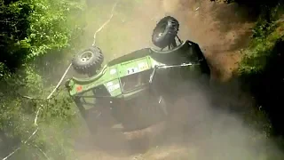 GAZ 69-OFF ROAD ORAVA 2019 víťaz v špecíáloch v bonusovej  sekcii mal crash.