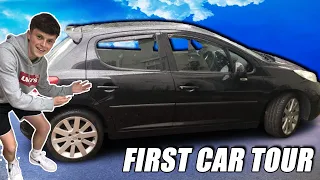MY FIRST CAR TOUR!  **FIRST CAR REVEAL**