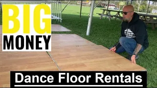 Start Renting Dance Floors - BIG MONEY