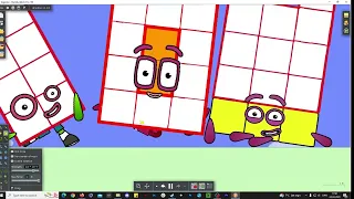 Hector plays with Numberblocks In Alogodoo - the sequel