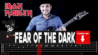 【IRON MAIDEN】[ Fear Of The Dark ] cover by Masuka | LESSON | GUITAR TAB