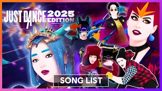 "Just Dance 2025" | Menu Song List