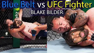 BJJ BLUE BELT vs UFC FIGHTER | Blake Bilder DESTROYS 10pjesus