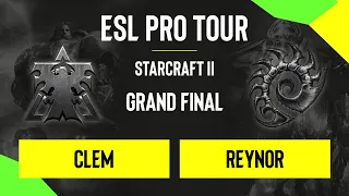 SC2 - Clem vs. Reynor - DreamHack SC2 Masters: Fall - Grand Final - EU