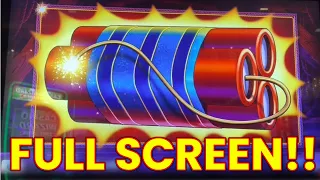 🔥 1 MASSIVE FULL SCREEN DYNAMITE! EUREKA BLAST LOCK IT LINK SLOT MACHINE IN LAS VEGAS!