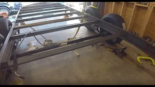 Equipment Trailer Build Part 1 Frame and Axles