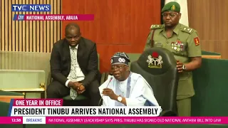 First Anniversary: President Tinubu Addresses Joint Session Of National Assembly